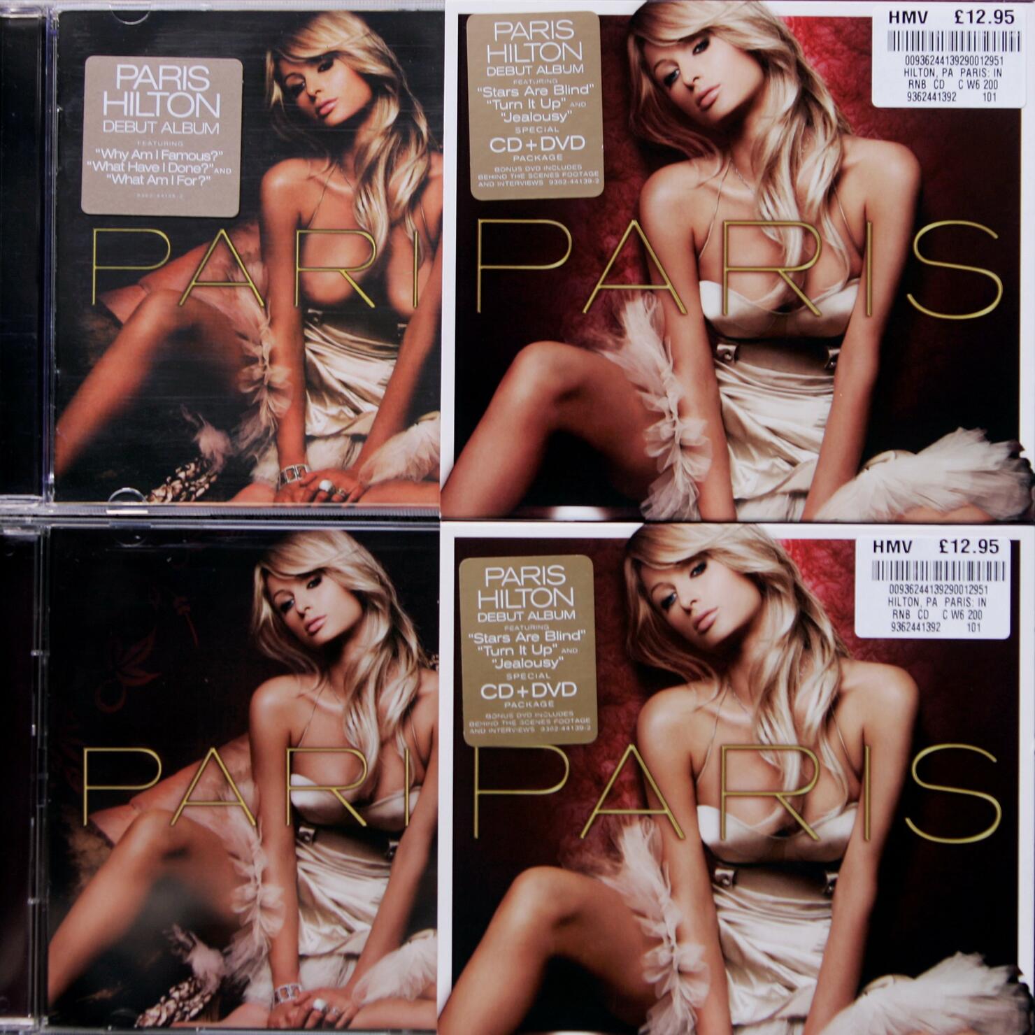 Graffiti Artist Banksy Defaces The Debut Album From Paris Hilton