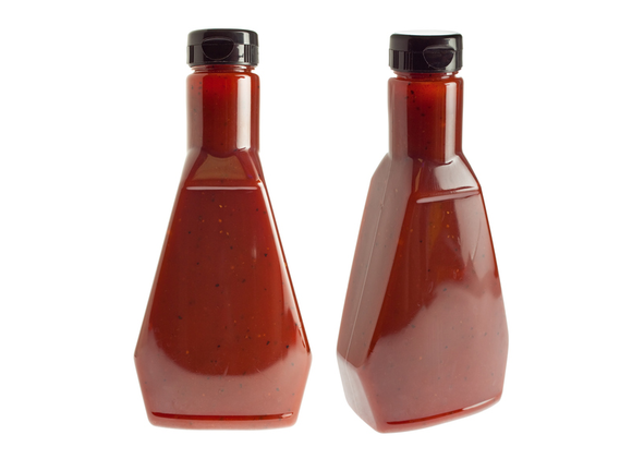 Bottle of peppercorn barbecue sauce