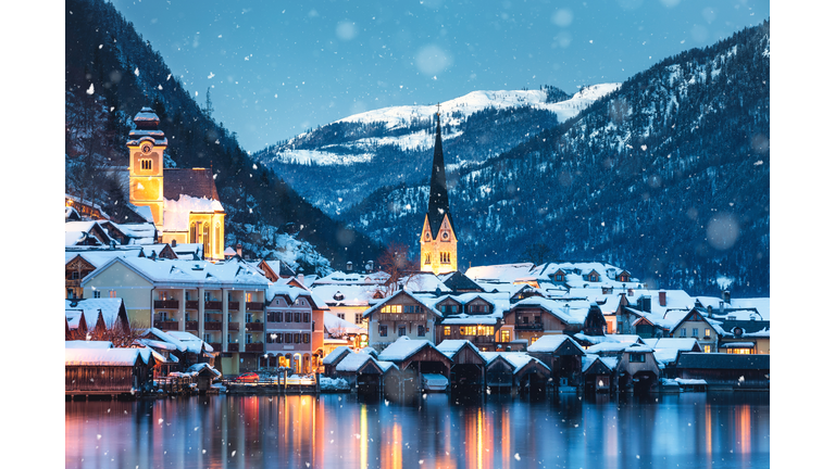 Hallstatt In Winter