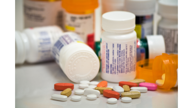 medicine pills and bottles