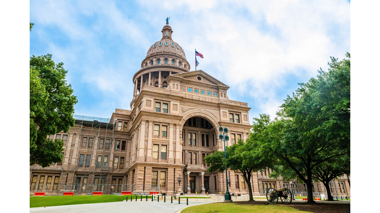 Scenic view of Texas State Capitol building in Austin