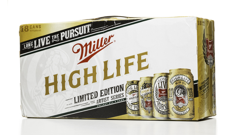 Miller High Life Limited Edition Artist Series box