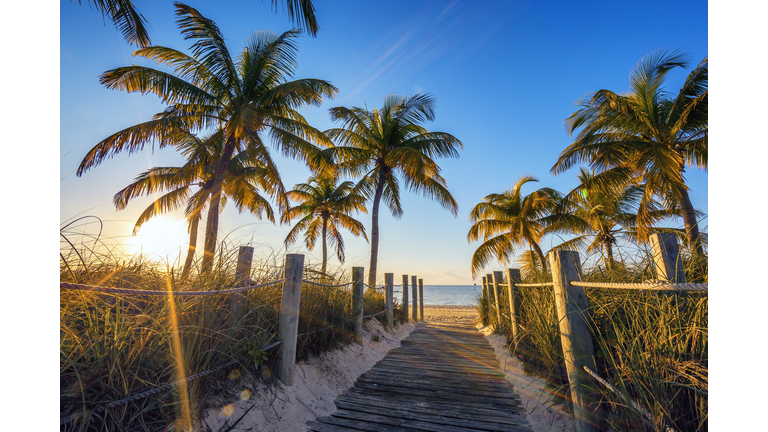 Famous passage to the beach