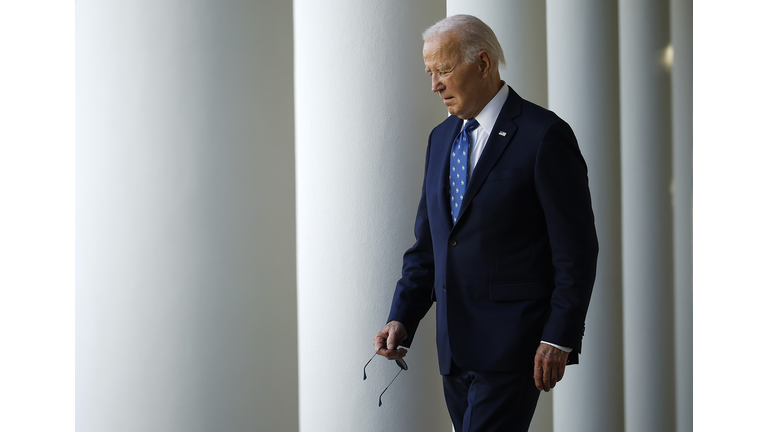 President Biden Delivers Remarks In The Rose Garden