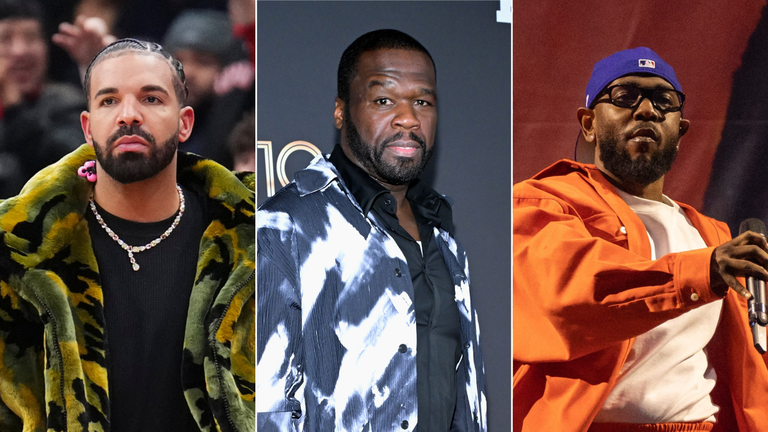 Drake, 50 Cent & Kendrick Lamar