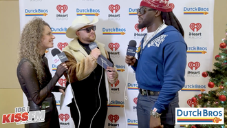 Jingle Ball 2024 Dutch Brothers Social Stop with Shaboozey