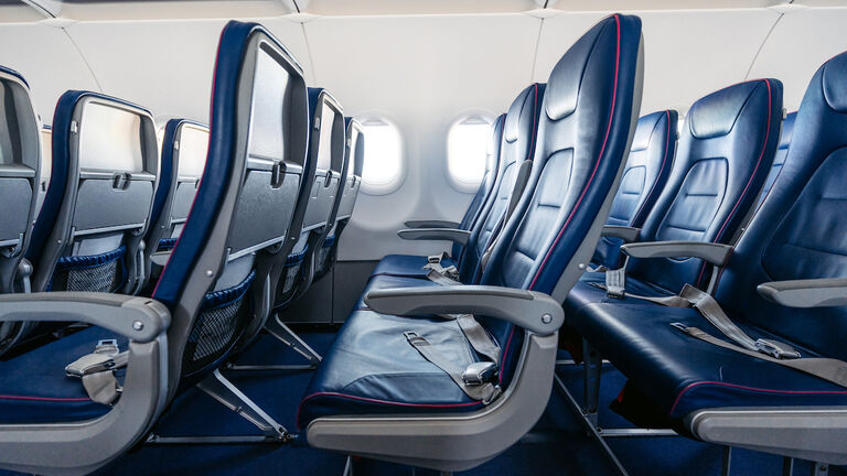 Empty Airplane Seats