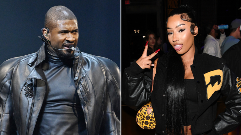 Usher & Rubi Rose