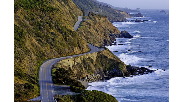 Pacific Coast Highway at Sunset