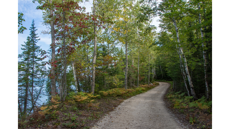 Pictured Rocks NL - Trail Beside Lake Superior to Au Sable Lighthouse