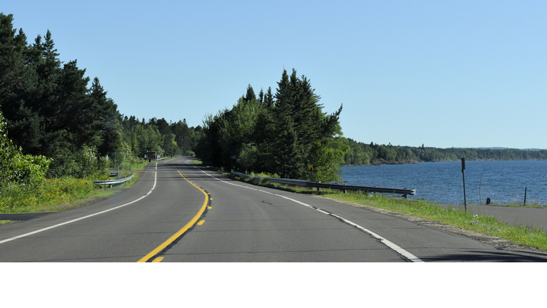 Driving Out of Duluth Minnesota