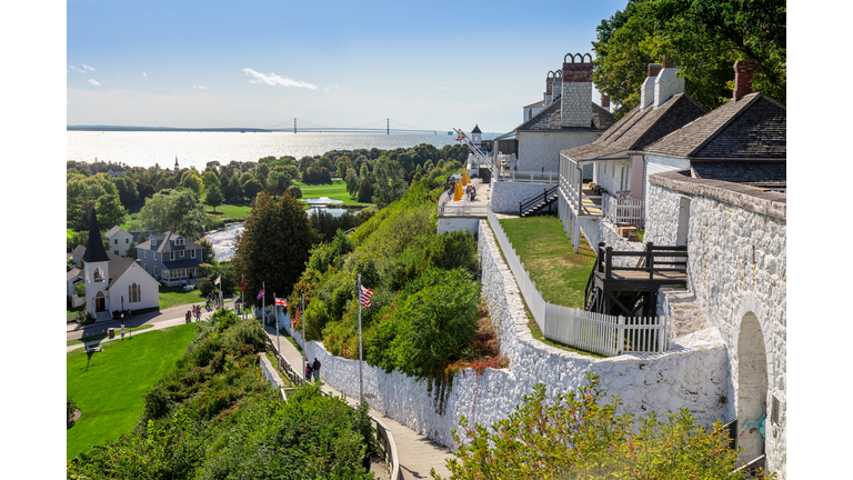 Mackinaw Island Walkway