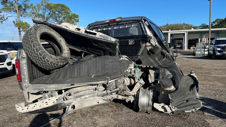 SLC Deputy & Patrol Truck Struck On I-95