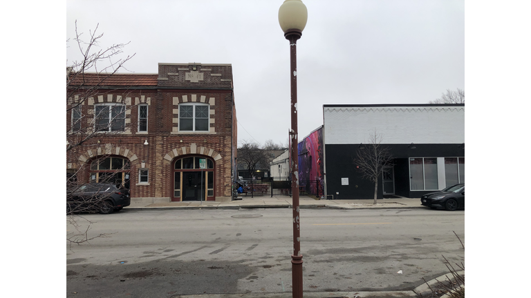 The two buildings involved in the project.