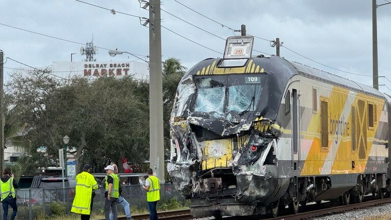 Brightline-Delray Fire Truck Collision