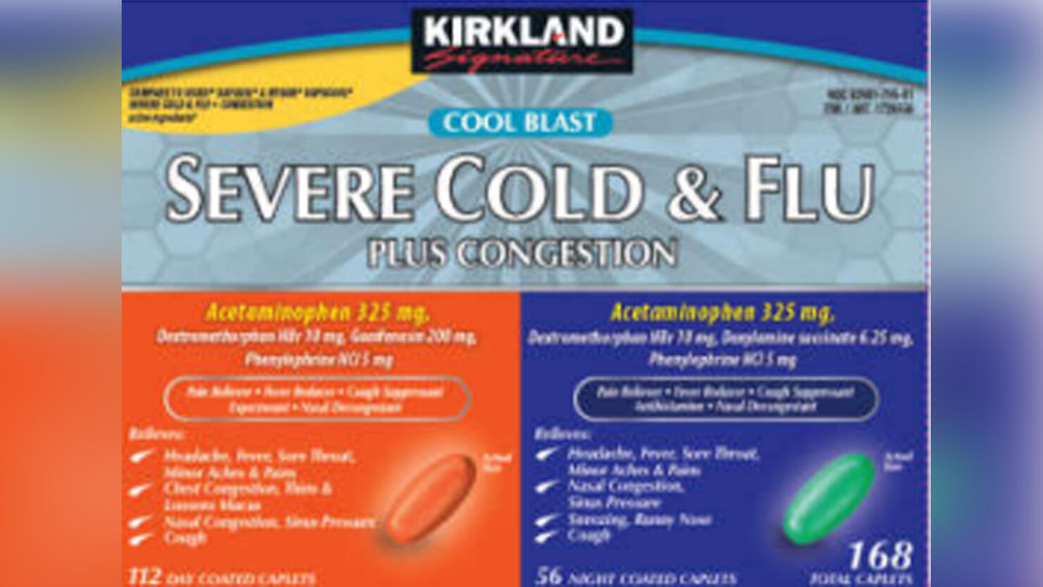 Recalled cold and flu medicine