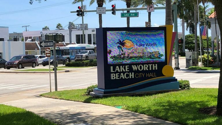 City of Lake Worth Beach Sign