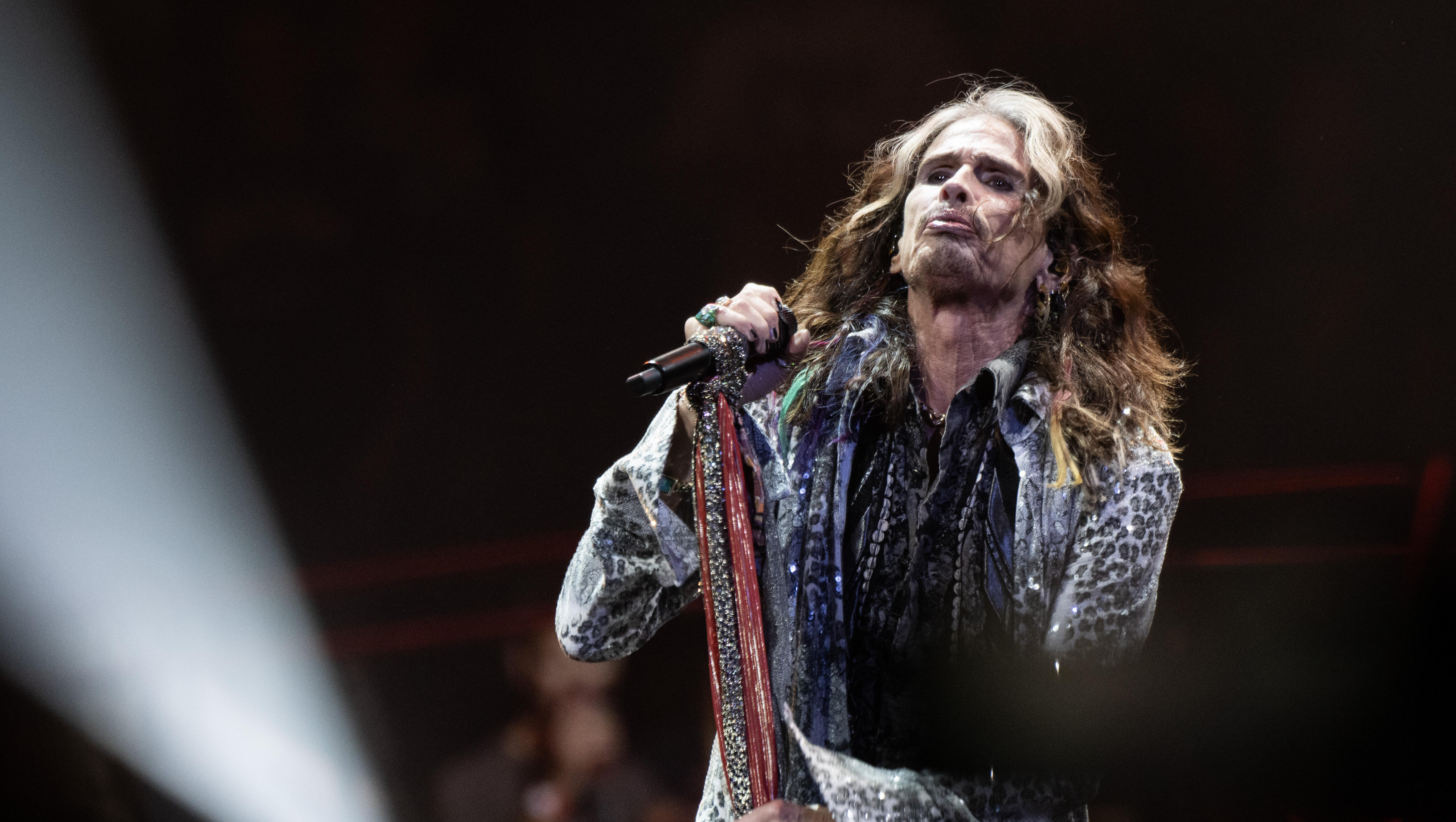 Steven Tyler Sings in Public for the First Time Since "Retiring" from Tour