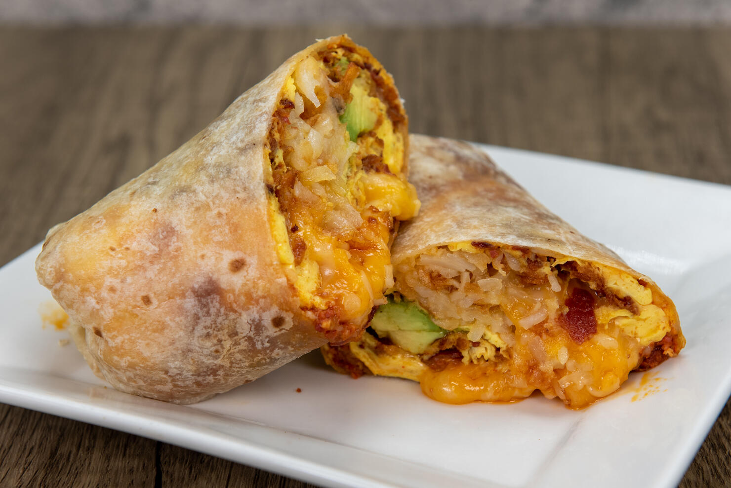 Great start to the day with a loaded meal.