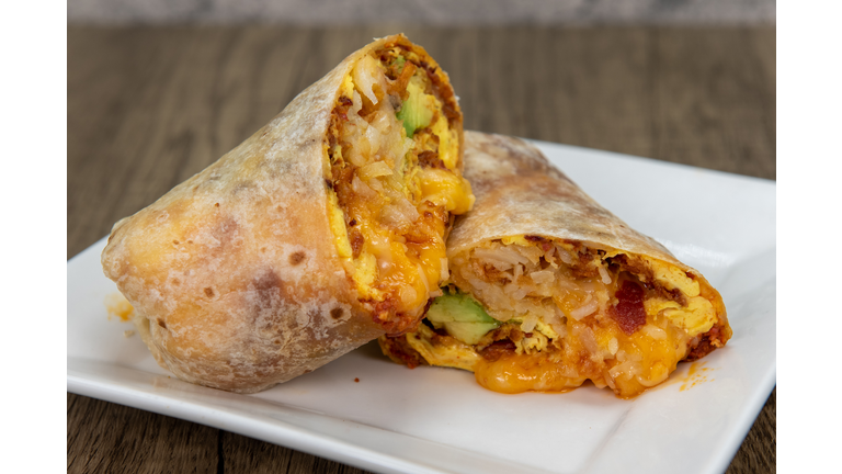 Great start to the day with a loaded meal.