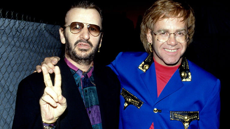 Ringo Starr And Elton John Portrait