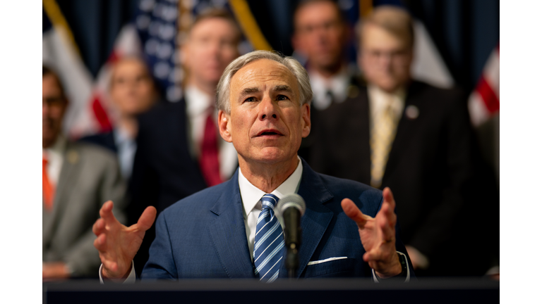 Texas Governor Abbott Holds Border Security Bill Signing At Texas Capitol