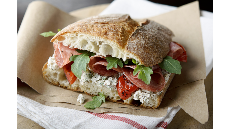 Artisan Salami Sandwich