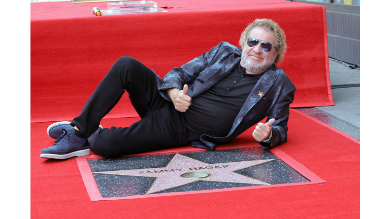 Sammy Hagar Honored With Star On The Hollywood Walk Of Fame