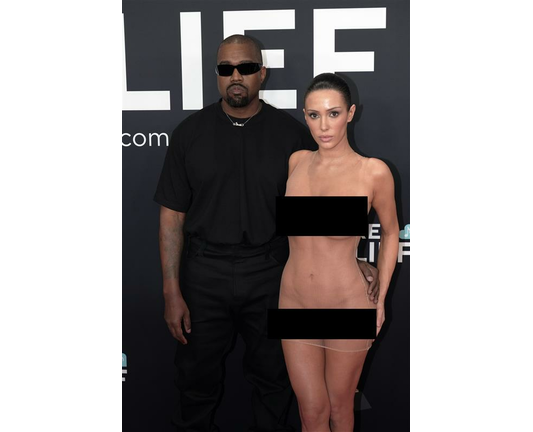 Ye and Bianca Censori