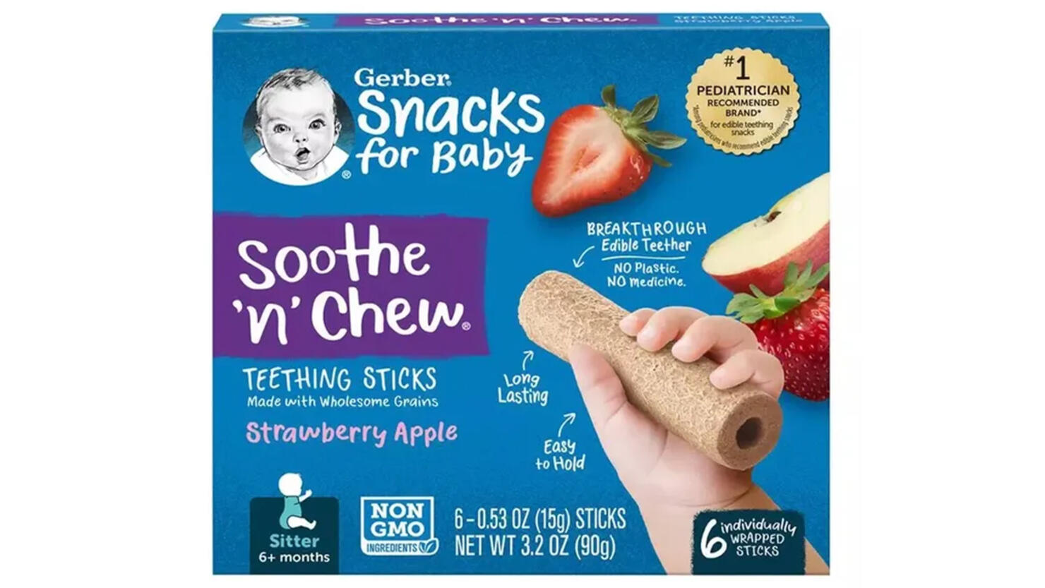 Gerber Soothe 'n' Chew Teething Sticks