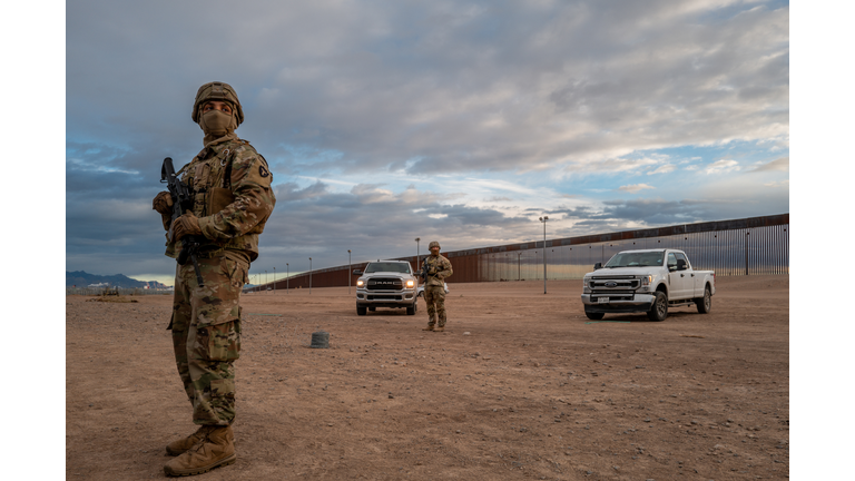 Texas National Guard Works To Secure Southern Border In El Paso