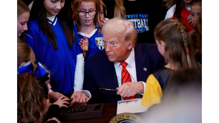 President Trump Signs No Men In Women's Sports Executive Order