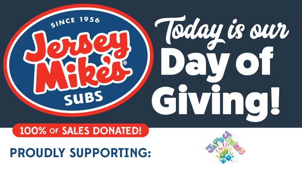 Jersey Mike's Month of Giving - Benefiting Jay's Juniors