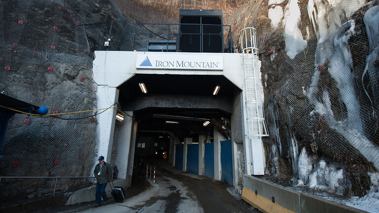 Deep Inside The Iron Mountain Data Storage Facility