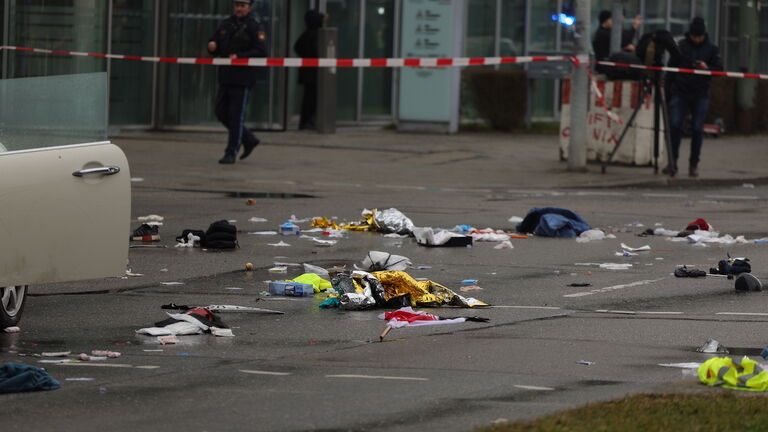 Vehicle Driven Into Crowd In Munich