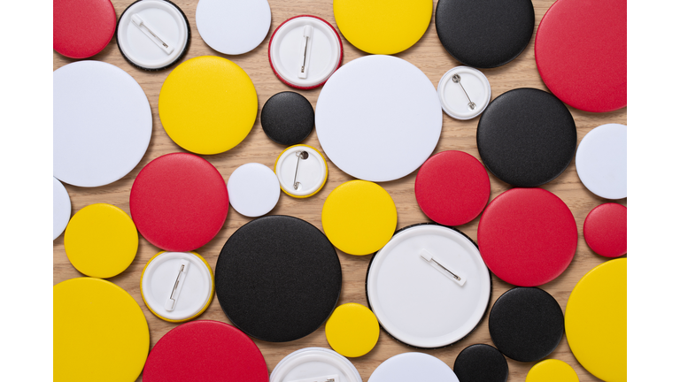 Multi Colored Circle Badges
