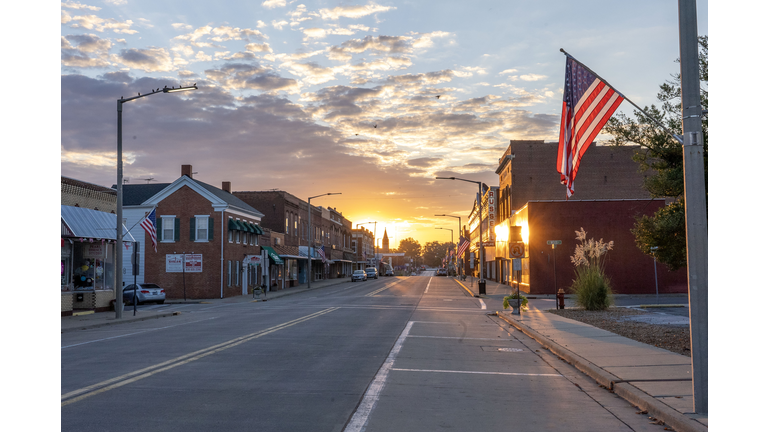 Main Street flags