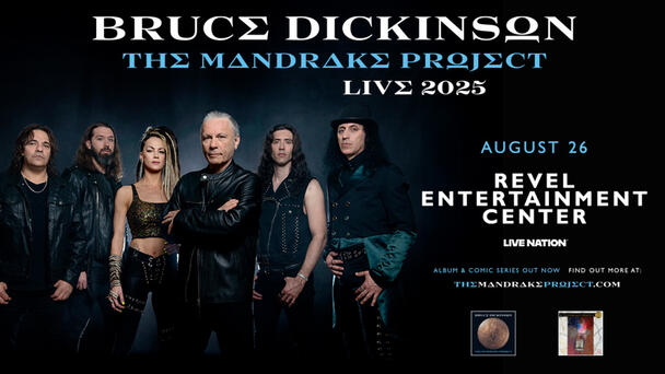 Bruce Dickinson Is Coming To Revel! Listen To WIn Your Tickets!