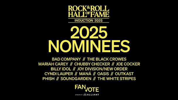 Vote for the 2025 Rock Hall Inductions!