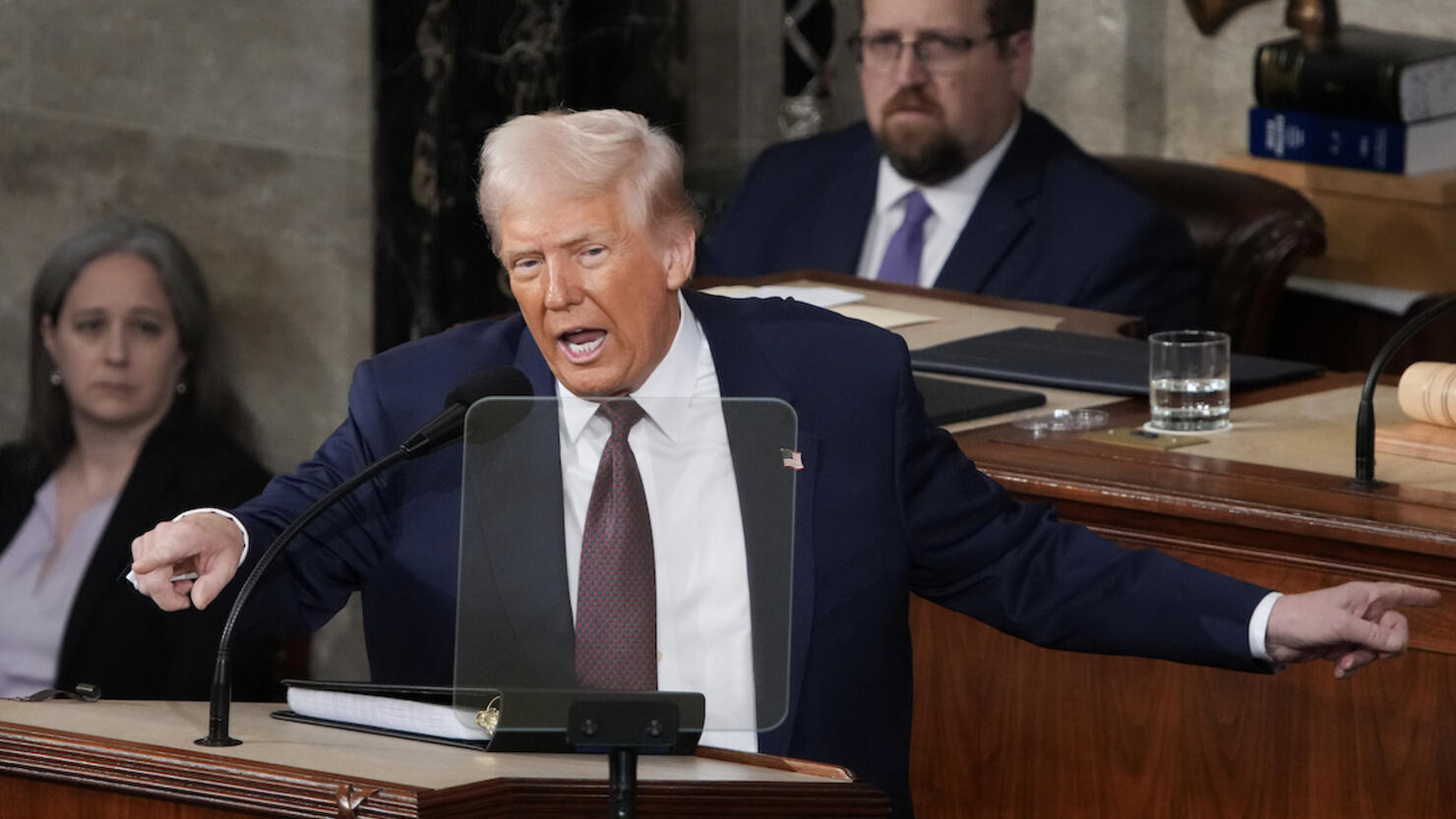 Donald Trump Delivers Joint Address To Congress