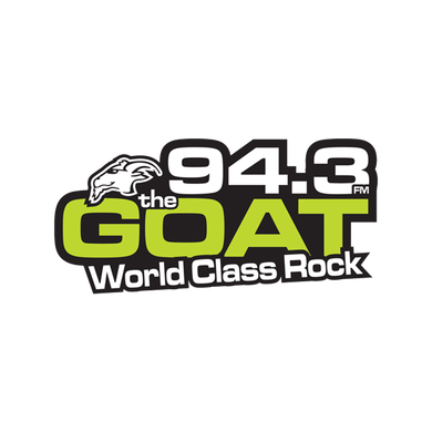 94.3 The GOAT logo