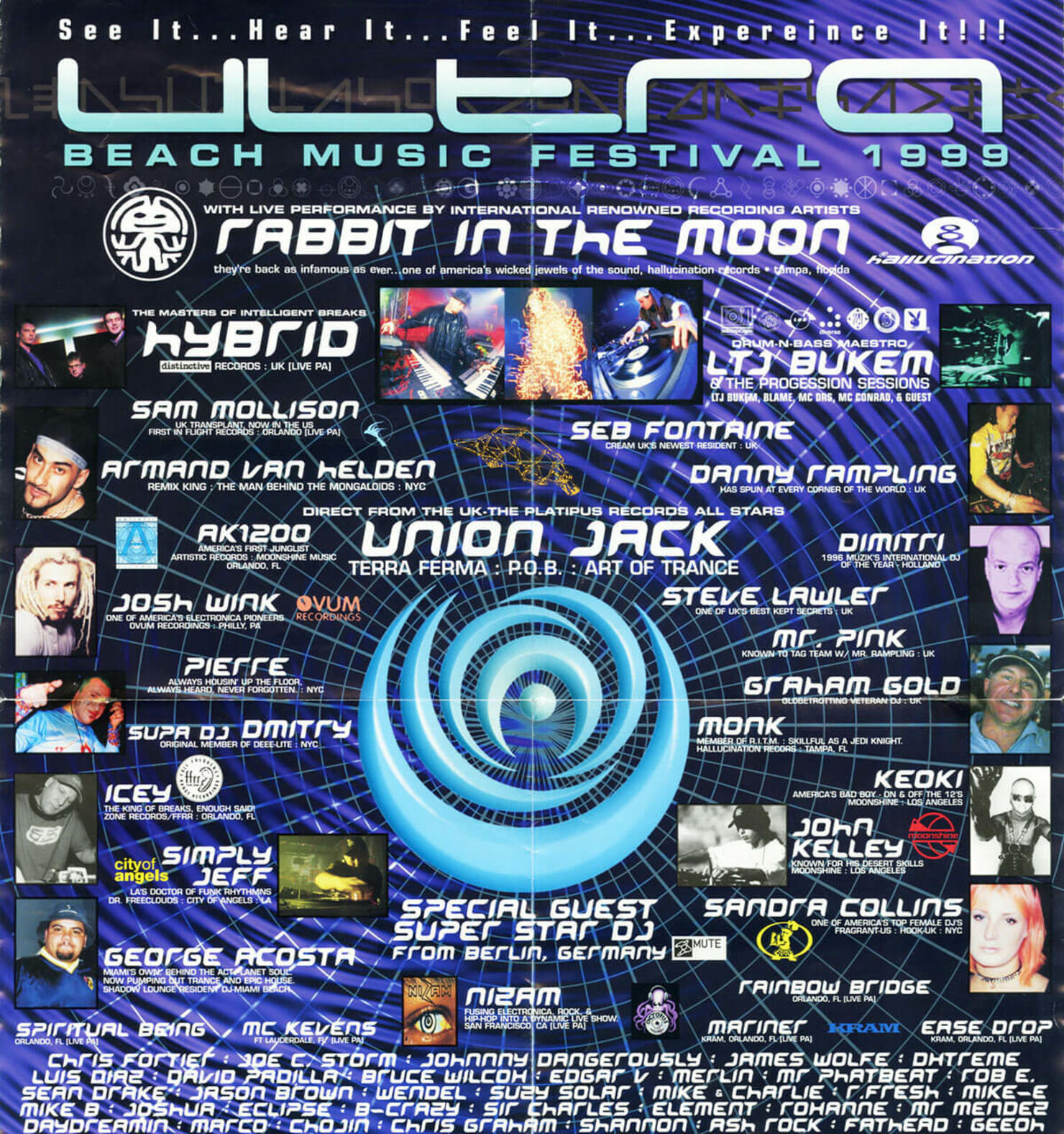 Ultra Beach Music Festival 1999 lineup
