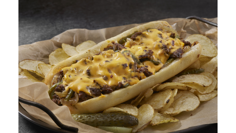 Chopped Cheese Steak Sandwich