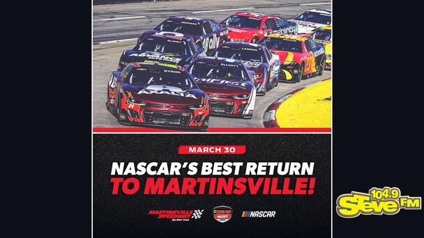 Steal STEVE's Seats to the Cookout 400 at Martinsville Speedway From 104.9 STEVE FM!