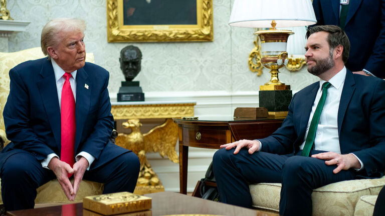 President Trump Meets With Irish Prime Minister Martin For St. Patrick's Visit