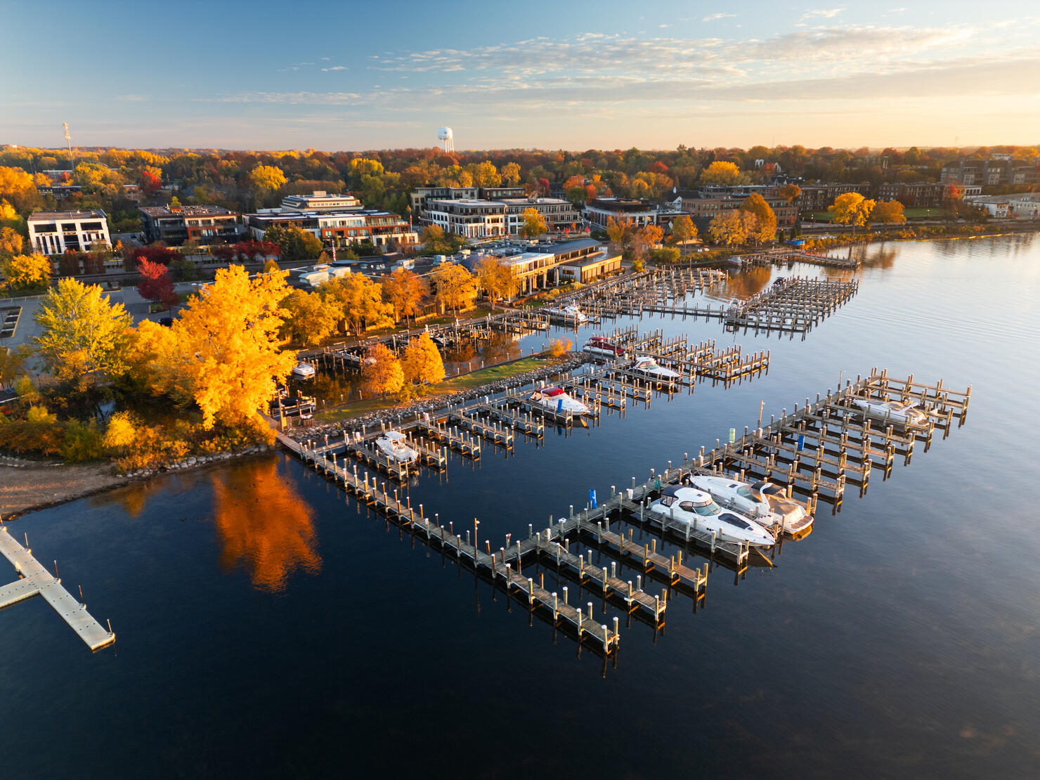 Autumn over Wayzata
