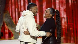 Ashanti Adorably Surprises Nelly By Presenting Him With Award