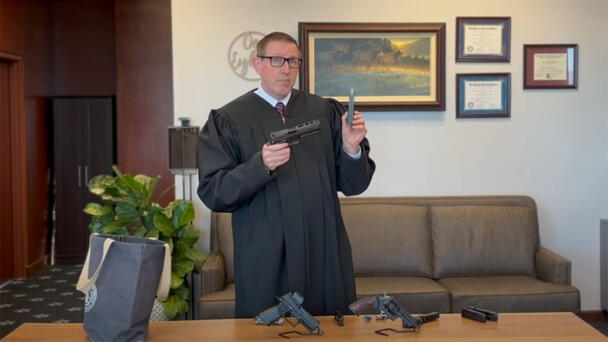 WATCH: Judge Uses Personal Guns To Explain Dissent Over Large Magazine Ban