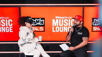 Honey Bxby Drops By JAM'N 94.5 AND Drops Some Serious Vocals 