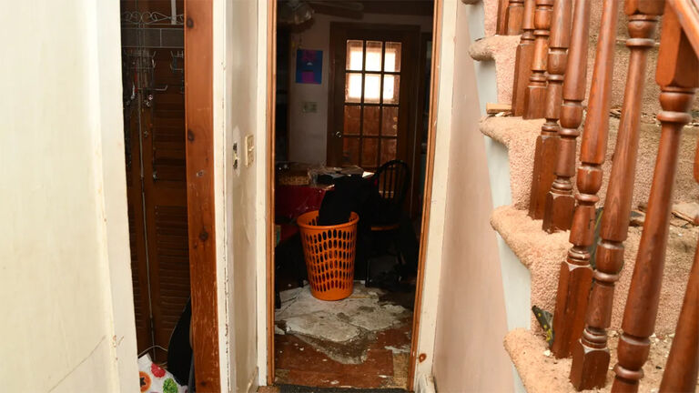 Photos from the house of horrors where a man was held captive for 20 years